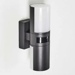 Applique Murale D'Exterieur Baulund Led Anthracite, 1 Lumiere, Detecteur De Mouvement