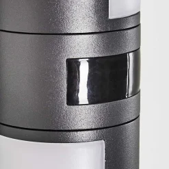 Applique Murale D'Exterieur Baulund Led Anthracite, 1 Lumiere, Detecteur De Mouvement