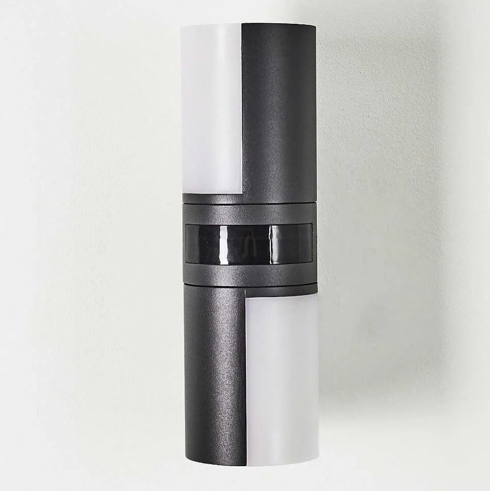 Applique Murale D'Exterieur Baulund Led Anthracite, 1 Lumiere, Detecteur De Mouvement