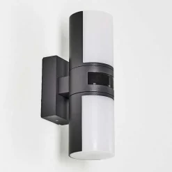 Applique Murale D'Exterieur Baulund Led Anthracite, 1 Lumiere, Detecteur De Mouvement