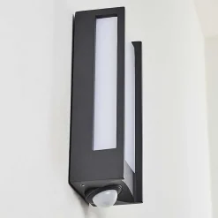 Applique Murale D'Exterieur Skove Led Anthracite, 1 Lumiere, Detecteur De Mouvement