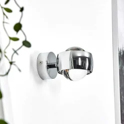 Applique Murale Hofstein Sapri Chrome, 1 Lumiere