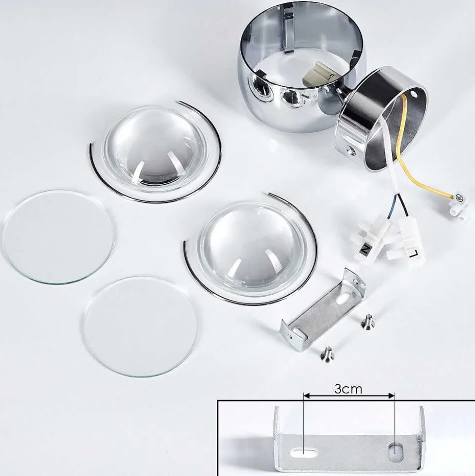 Applique Murale Hofstein Sapri Chrome, 1 Lumiere