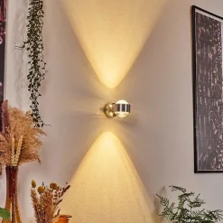 Applique Murale Indore Led Aluminium, 2 Lumieres