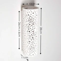 Applique Murale Jabiru Blanc, 2 Lumieres