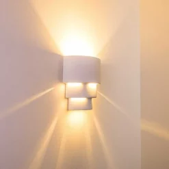 Applique Murale Karatschi Blanc, 1 Lumiere