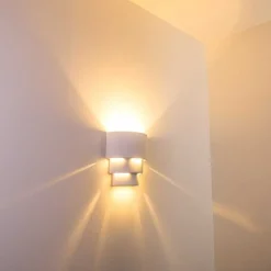 Applique Murale Karatschi Blanc, 1 Lumiere