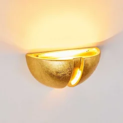 Applique Murale Kawasaki Or, 1 Lumiere