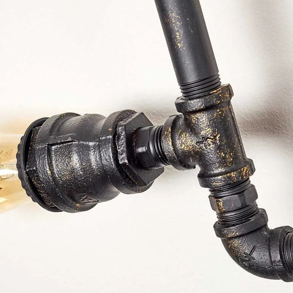 Applique Murale Kolyma Noir Dore, 5 Lumieres