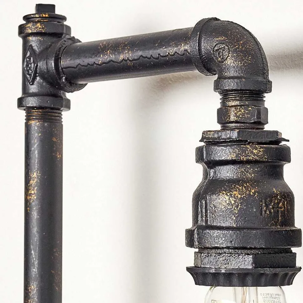 Applique Murale Kolyma Noir Dore, 5 Lumieres