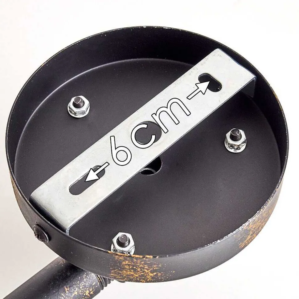 Applique Murale Kolyma Noir Dore, 5 Lumieres