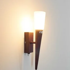 Applique Murale Kundi Rouille, 1 Lumiere