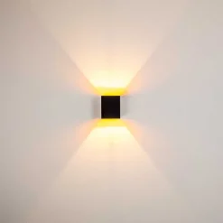 Applique Murale Laforsen Noir Dore, 1 Lumiere