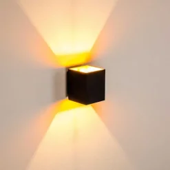 Applique Murale Laforsen Noir Dore, 1 Lumiere