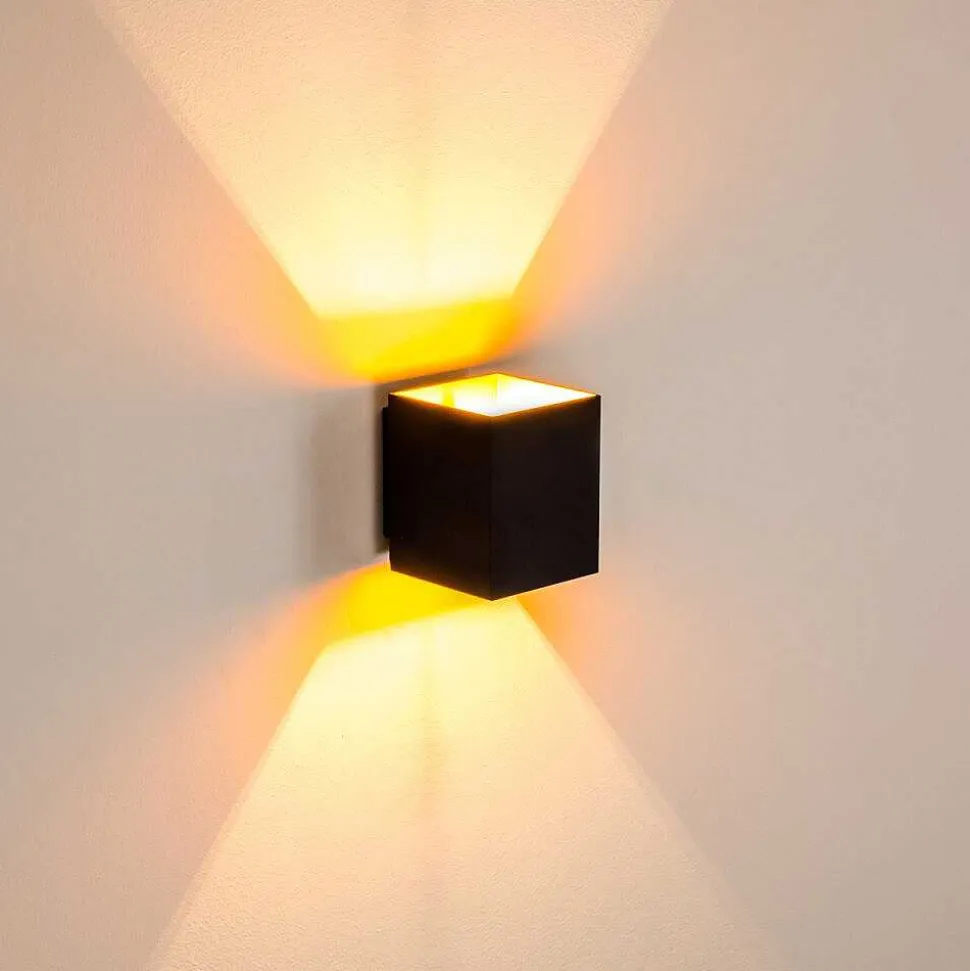 Applique Murale Laforsen Noir Dore, 1 Lumiere