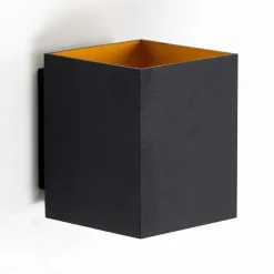 Applique Murale Laforsen Noir Dore, 1 Lumiere