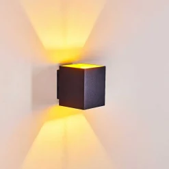 Applique Murale Laforsen Or, Noir, 1 Lumiere