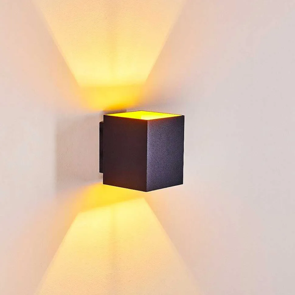 Applique Murale Laforsen Or, Noir, 1 Lumiere