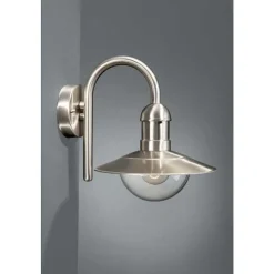 Applique Murale Massive Mygarden Radom Acier Inoxydable, 1 Lumiere