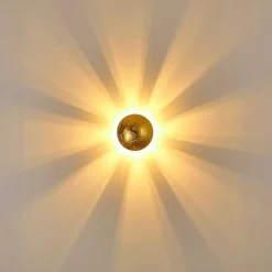 Applique Murale Mezia Or, 1 Lumiere