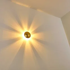 Applique Murale Mezia Or, 1 Lumiere