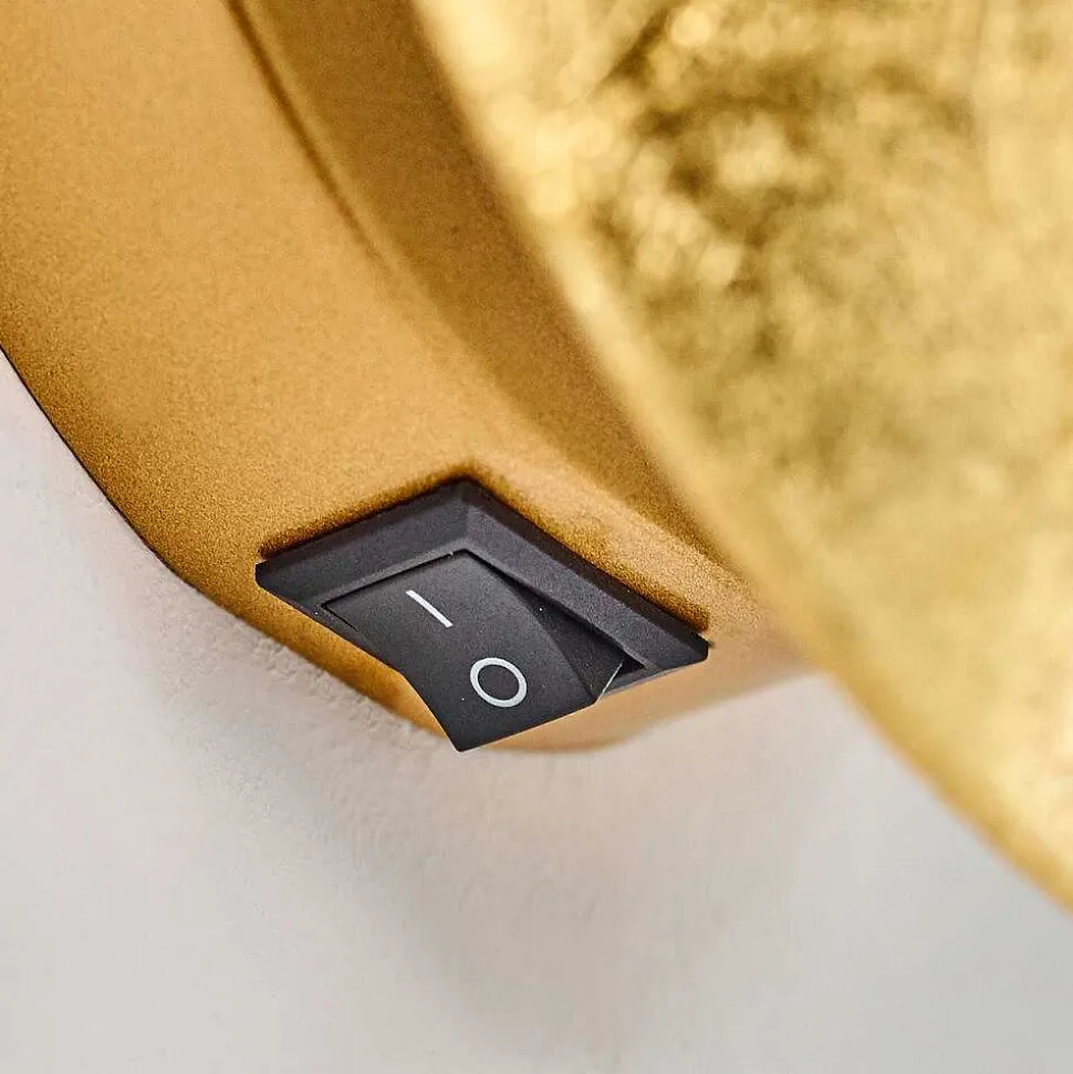 Applique Murale Mezia Or, 1 Lumiere