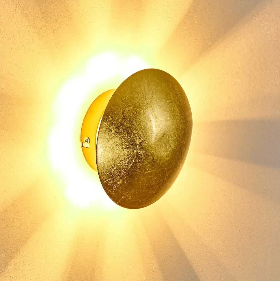 Applique Murale Mezia Or, 1 Lumiere