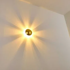 Applique Murale Mezia Or, 1 Lumiere