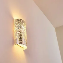 Applique Murale Modica Argente, 1 Lumiere