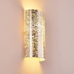 Applique Murale Modica Argente, 1 Lumiere