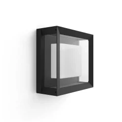 Applique Murale Philips Hue Ambiance White & Color Econic Led Noir, 1 Lumiere, Changeur De Couleurs