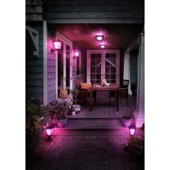 Applique Murale Philips Hue Ambiance White & Color Econic Led Noir, 1 Lumiere, Changeur De Couleurs