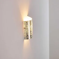 Applique Murale Pordenone Argente, 1 Lumiere