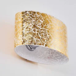 Applique Murale Rapar Chrome, Or, 1 Lumiere