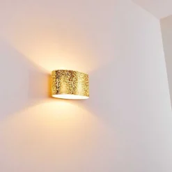 Applique Murale Rapar Chrome, Or, 1 Lumiere