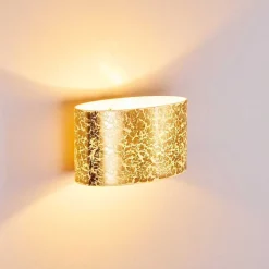 Applique Murale Rapar Chrome, Or, 1 Lumiere