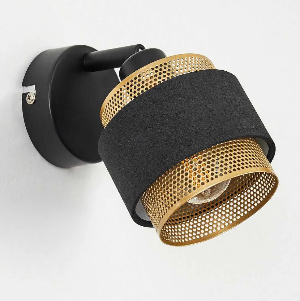 Applique Murale Regueira Noir, 1 Lumiere