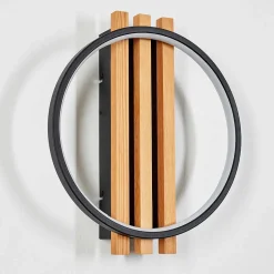 Applique Murale Rodekro Led Ecru, Noir, 1 Lumiere