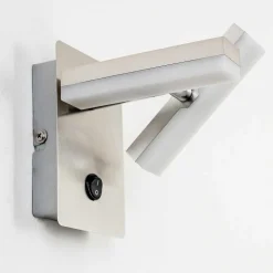 Applique Murale Sakami Led Nickel Mat, 2 Lumieres