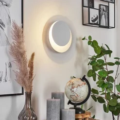 Applique Murale Sanguedo Led Chrome, Blanc, 1 Lumiere