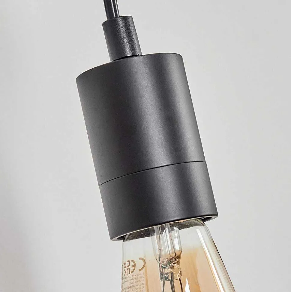 Applique Murale Yaak Ecru, Noir, 1 Lumiere