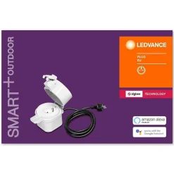 Bloc De Prises Électriques D'Exterieur Ledvance Smart+ Blanc