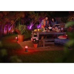 Borne D'Éclairage, Kit D'Extension Philips Hue Ambiance White & Color Calla Led Noir, 1 Lumiere, Changeur De Couleurs