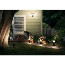 Borne D'Éclairage, Kit D'Extension Philips Hue Ambiance White & Color Calla Led Noir, 1 Lumiere, Changeur De Couleurs