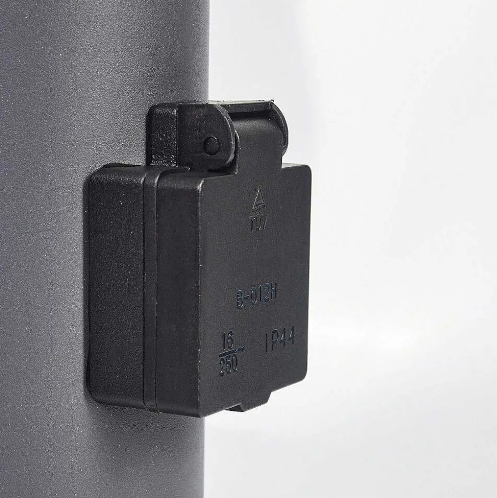 Borne Lumineuse Caserta Anthracite, 1 Lumiere