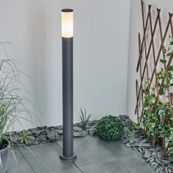Borne Lumineuse Caserta Anthracite, 1 Lumiere