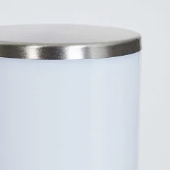 Borne Lumineuse Caserta Nickel Mat, 1 Lumiere