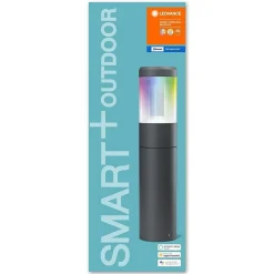 Borne Lumineuse Ledvance Smart+ Gris, 1 Lumiere, Changeur De Couleurs