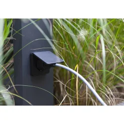 Borne Lumineuse Lutec Cuba Led Anthracite, 1 Lumiere