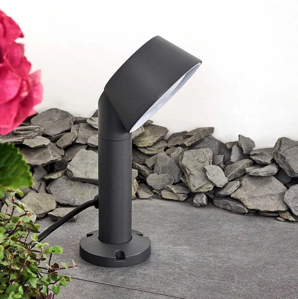 Borne Lumineuse Moroni Led Anthracite, 1 Lumiere